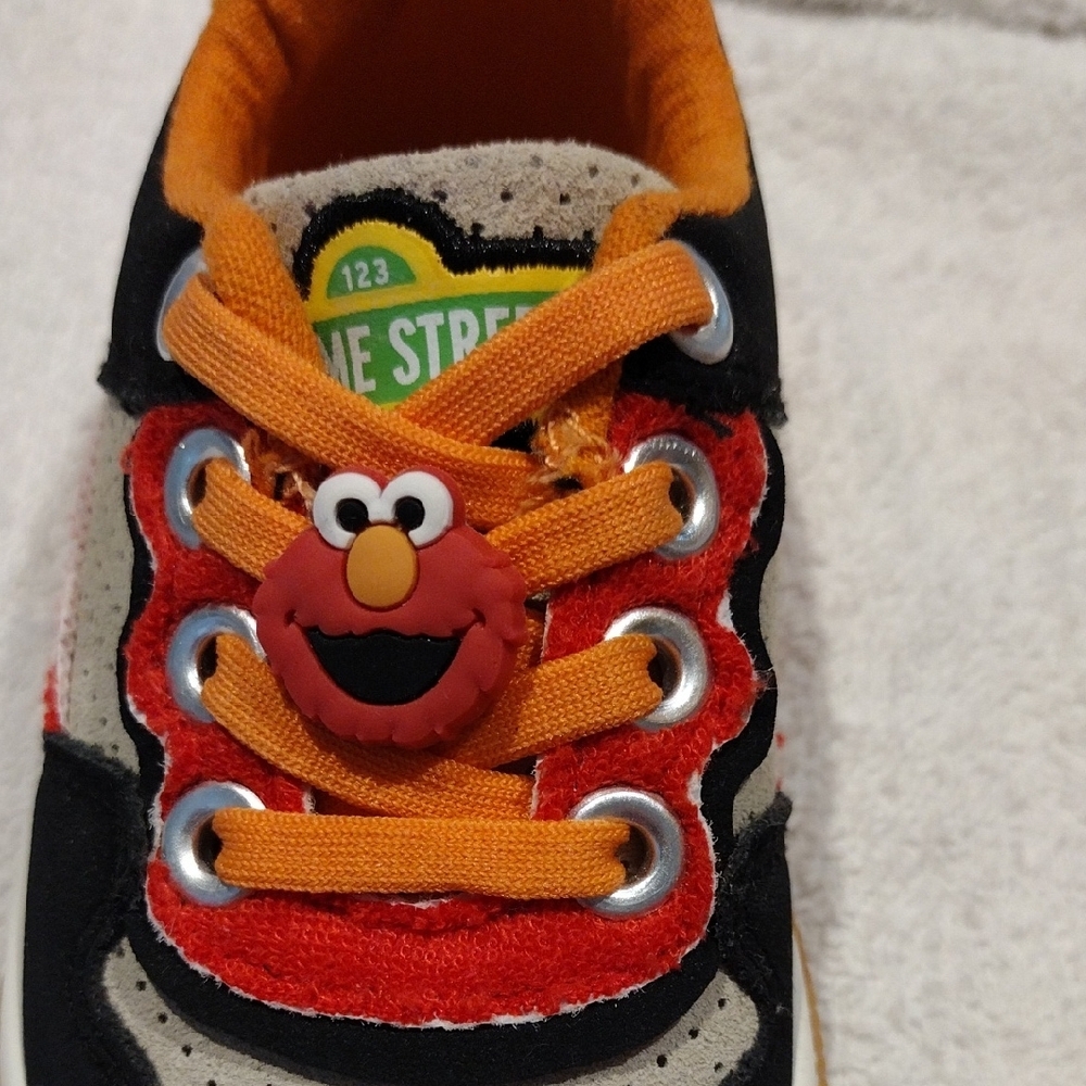 Sesame Street Kids Sneakers - Black, Orange, and Tan - Picture 2 of 5